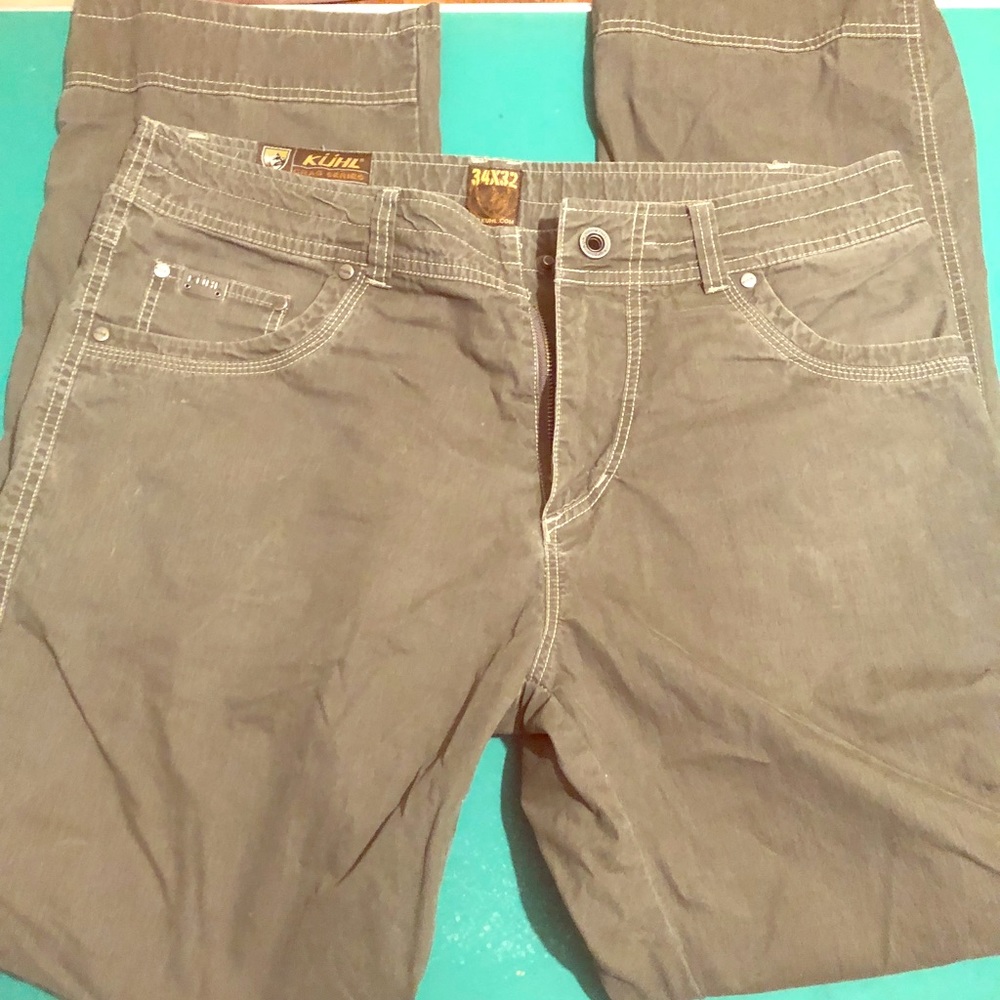 Kuhl Crag Hiking Pants. 34/32 olive